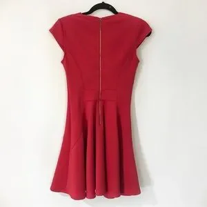 Ted Baker London | Dresses | Ted Baker Red Scuba Tezz Skater